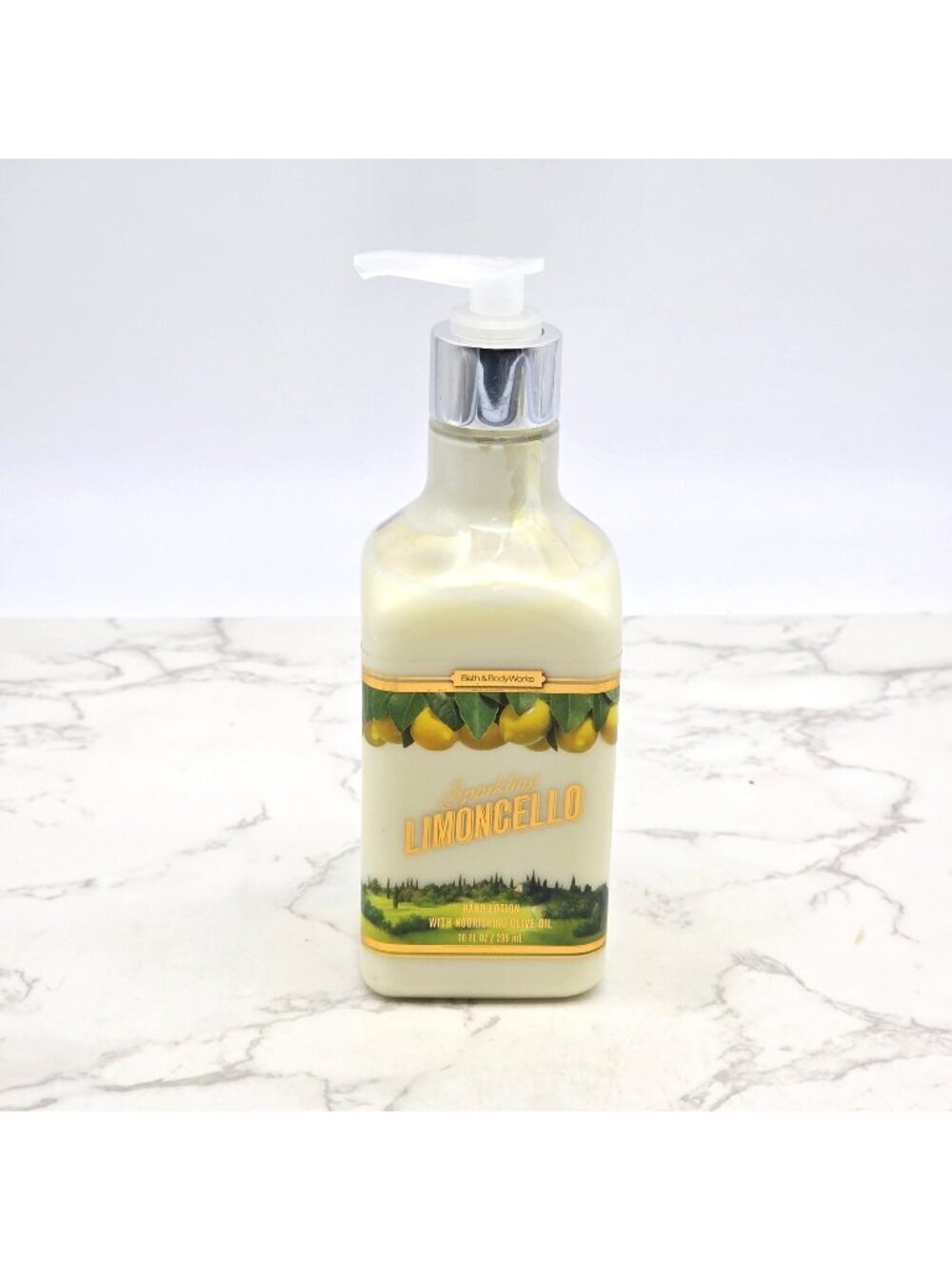 Bath and Body Works Sparkling Limoncello Hand Lotion Olive Oil  Pump 10oz NEW